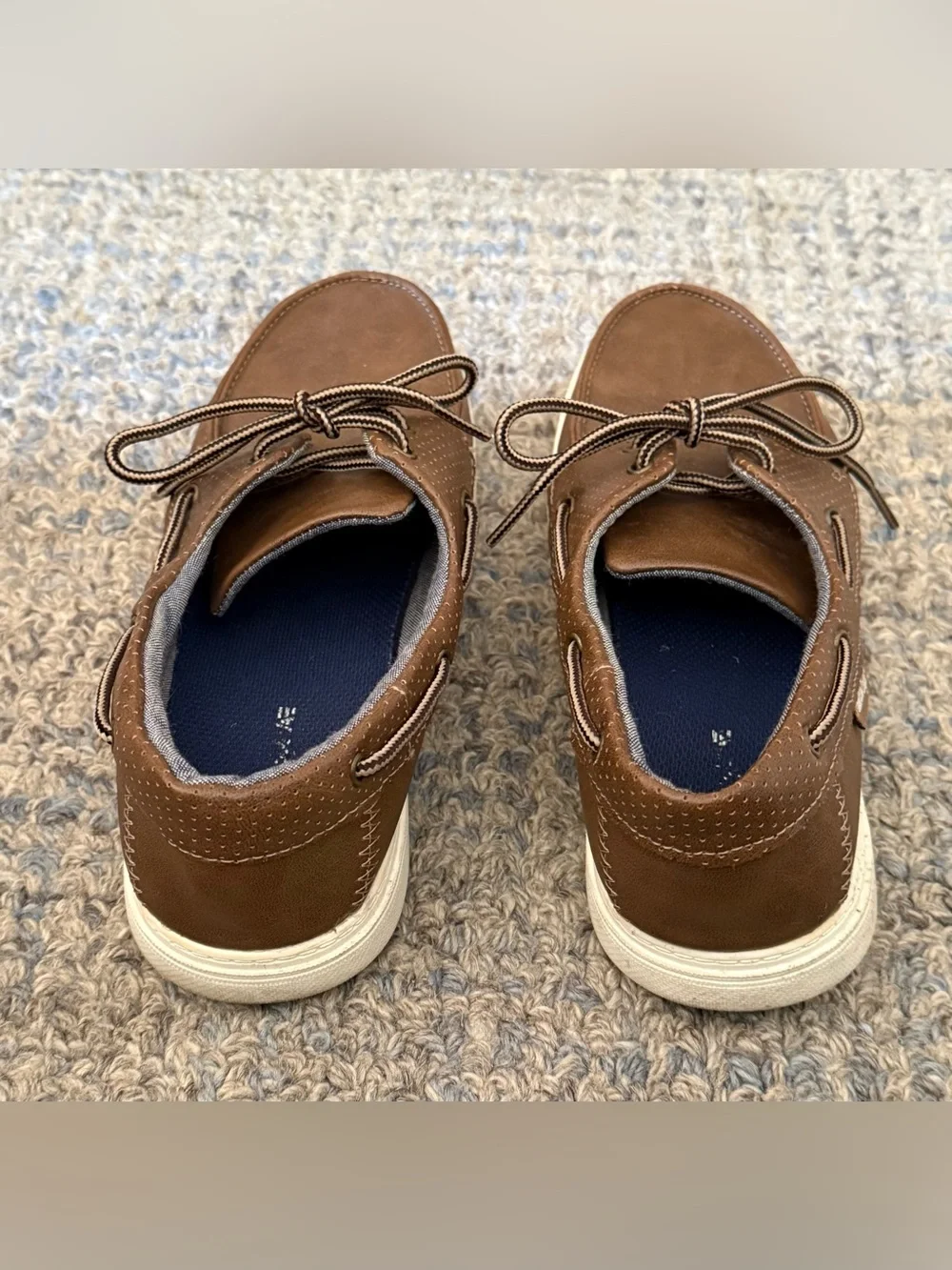 American Eagle Outfitters Brown Deck Boat Shoes Youth Big Boy’s Boys 5.5